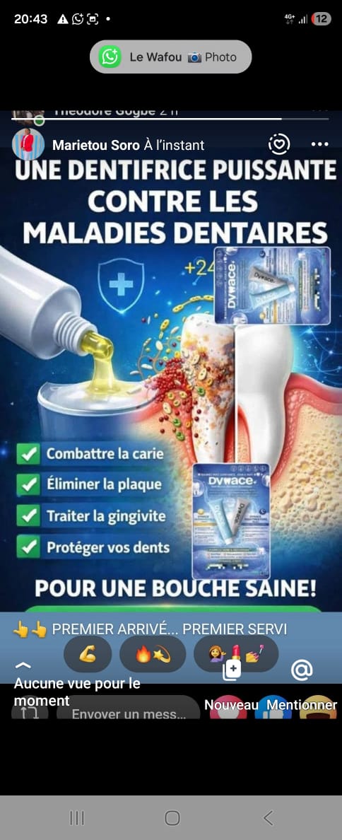 DENTIFRICE DE PROTECTION JOUR ET NUIT