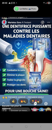 DENTIFRICE DE PROTECTION JOUR ET NUIT